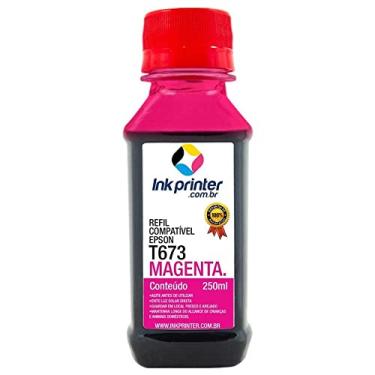 Imagem de Tinta para Epson L805 - Magenta - Compatível Ink Printer (t673-250ml)