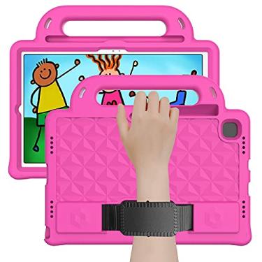 Imagem de Capa do caso da tabuleta. Tablet Case para Samsung Galaxy Tab S6 Lite 10.4"P610 / 615, Lightweight à prova de choque Kids Friendly Full Body Eva. Suporte de cabo de proteção e alça de ombro