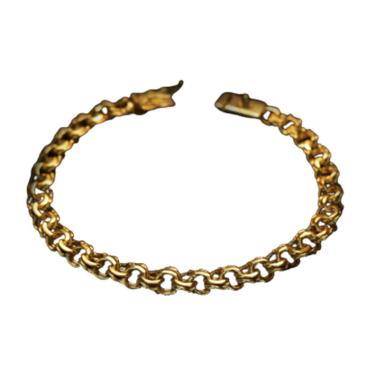 Imagem de Pulseira 8mm Friso  de moeda antiga design moderno