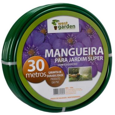 Imagem de Mangueira Para Jardim Super Mjs 30M Com Esguicho - West Garden