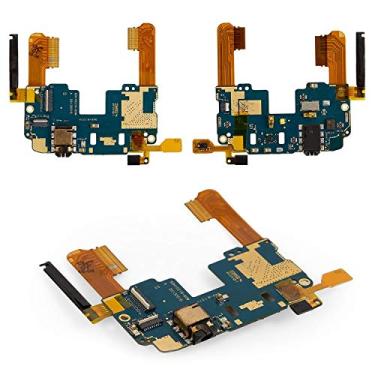 Imagem de Peças de reparo de cabo flexível de substituição compatíveis com HTC One Mini 601n, (botão iniciar, botão de som, conector de fone de ouvido, com sensor de proximidade, com componentes)