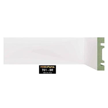 Imagem de Rodapé MDF 701 Moldufama 2,4 m - Branco