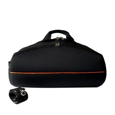 Imagem de Bolsa Case Capa - Compatível com Jbl Boombox 2 e 3 Com Bolso E Alça Transporte Aveludado Macio Resistente Espaço Carregador