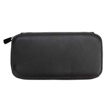 Imagem de Carteira masculina com vários bolsos, carteira minimalista com bloqueio de RFID, bolsa de armazenamento de cartão de passaporte para homens, carteira de negócios portátil antidegaussificação