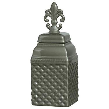 Imagem de Pote Charme Gr Com Tampa Ceramicas Pegorin Ônix Grande
