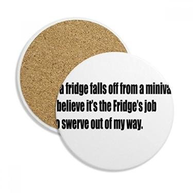 Imagem de Caneca Swerve Out Of My Way porta-copos com proteção de mesa, pedra absorvente