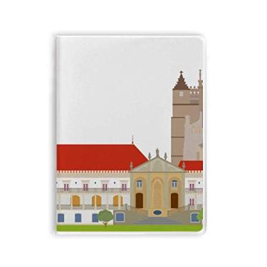 Imagem de Diário de Portugal Coimbra Capa macia Caderno de Construção com Marco Nacional