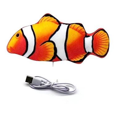 Imagem de Brinquedo interativo Para Gatos Peixe Louco Elétrico