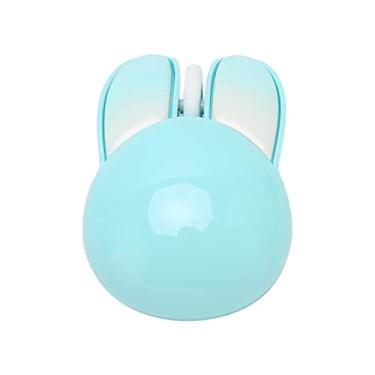 Imagem de Cute Rabbit Wireless Mouse, 2.4G Adjustable DPI Sensitivity Ergonomic Mouse 33ft Effective Range, Silent Gaming Mouse for Gaming, Home, Travel, Office (Azul)