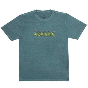 Imagem de Camiseta Volcom Frog Verde-Masculino