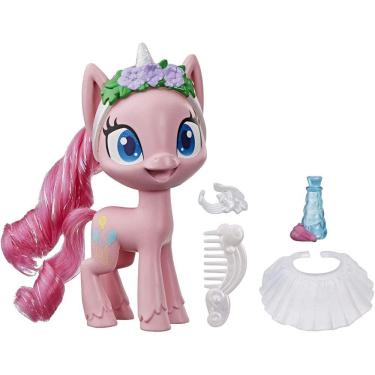Imagem de Pônei Rosa My Little Pony Pinkie Pie - Figura para Vestir com Poção - 13cm