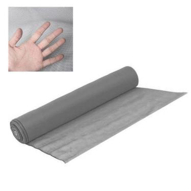 Imagem de Tela Mosquiteiro Rolo 25 Metros Inseto Pernilongo Janela Porta Segurança