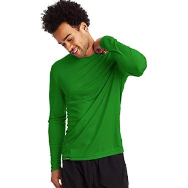 Imagem de Camiseta Proteção Solar Permanente UV50+ Tecido Gelado – Slim Fitness GG Verde Bandeira
