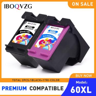 Imagem de IBOQVZG cartucho de tinta compatível para HP 60 XL  Photosmart C4780  C4783  C4795  C4799  D110a