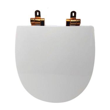 Imagem de Assento Sanitário Poliéster para Louça Village deca Slow Close Branco