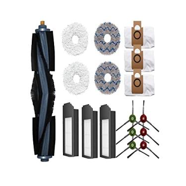 Imagem de Peças de reposição da série X1 para ECOVACS DEEBOT X1 Omni / X1 Turbo Robot Acessórios de aspirador de pó substituem filtro de escova e esfregão acessórios para saco de poeira