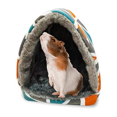 Imagem de AZVNMT Acessórios para gaiolas de animais pequenos, habitats, coelhos anões, hamsters, porquinhos-da-índia, furões, ouriços e outras roupas de cama, brinquedos de caverna de pelúcia