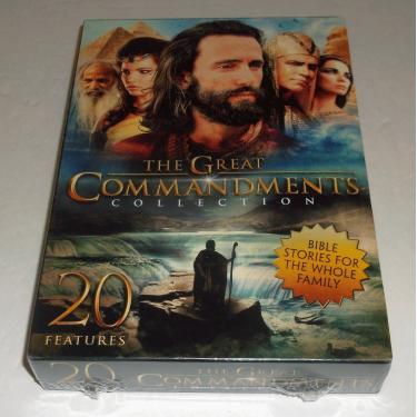 Imagem de The Ten Commandments / David & Goliath / Esther & The King / The Power Of The Resurrection / I Beheld His Glory / The Great Commandment / Joseph & His Brethren / Martin Luther / Hill Number One (9-Movie Bible Stories Collection)
