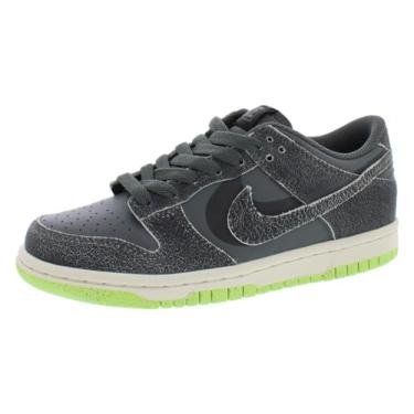 Imagem de Nike Tênis de basquete infantil Dunk Low SE GS, Cinza ferro/fantasma/verde fantasma, 17