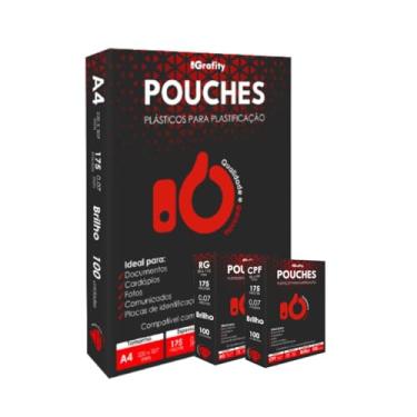 Imagem de Plastico Plastificação Polaseal 2 titulo de eleitor 2 Rg 1 A4-0,07mm