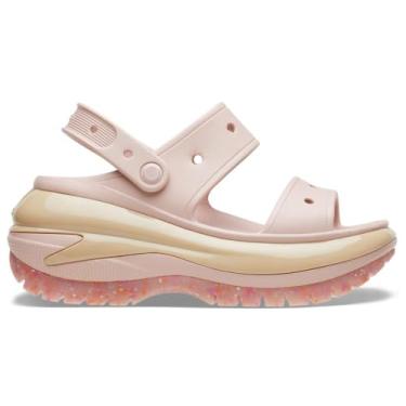 Imagem de Sandália crocs classic mega crush plataform sandal pink clay - 39