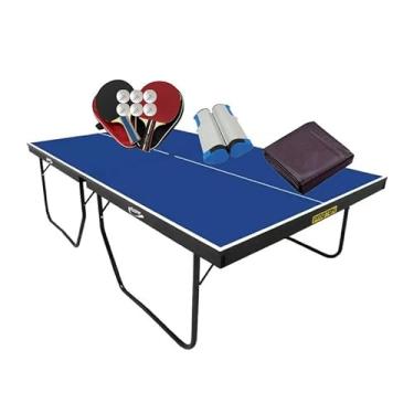 Imagem de MESA PING PONG MDF 25MM KLOPF 1090 + 2 Kits 5093 + Rede Retrátil 5096 + Capa