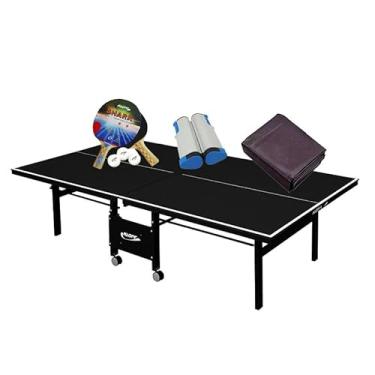 Imagem de MESA PING PONG 1084 PRETA KLOPF + Kit 5055 + Rede Retrátil + Capa