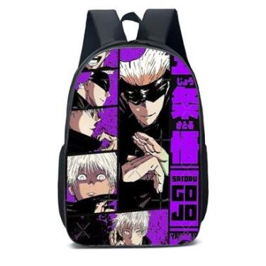Imagem de MOCHILA ESCOLA INFANTIL JUVENIL ANIME GOJO SATORU-Unissex