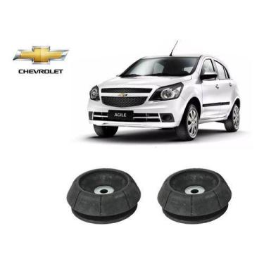 Imagem de Par Coxim Amortecedor Dianteiro Chevrolet Agile 2009 2010 2011 - Auto 