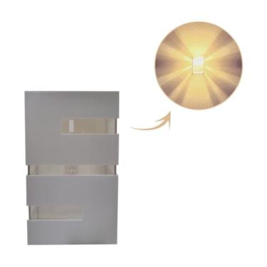 Imagem de 4 Arandelas Frisos e Fachos Externa Parede Muro - Decorativas - Metais