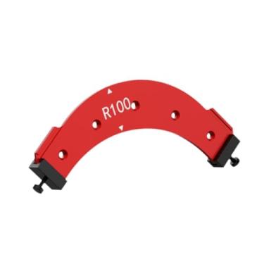 Imagem de ＡＷＨＡＯ Gabarito de Canto Redondo para Corte em Madeira, Acessórios para Mesa de Roteador, 100, Tamanho real