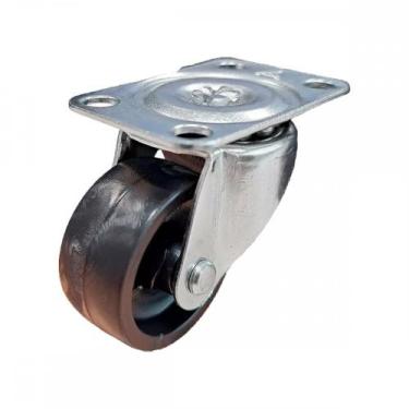Imagem de Rodizio Alianca Base Giratoria Zincado 5629 Pequeno - 017743 - Kit C/2