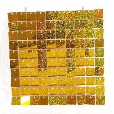 Imagem de Painel Mágico Decorativo Lantejoula Shimmer Wall Laser Ouro - Open Sta