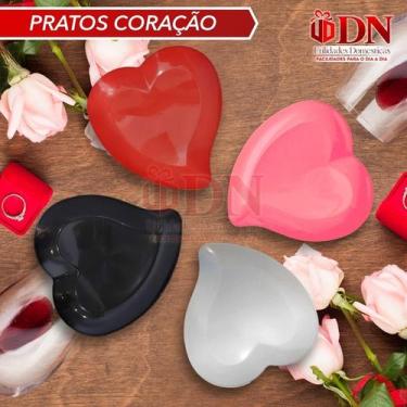 Imagem de Prato Coração Refeição 05 peças JANTAR ROMANTICO - fORTINJET, SORTIDO 