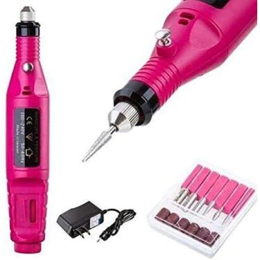 Imagem de Lixadeira Lixa Motor De Unha Elétrica Profissional Da Unha - BCS