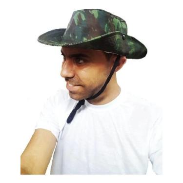 Imagem de Chapéu australiano sem proteção - Verde Escuro Camuflado - Garcia, Ver
