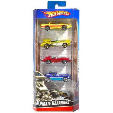 Imagem de Hot wheels pacote 5 carros mattel 1806 semman - 440111