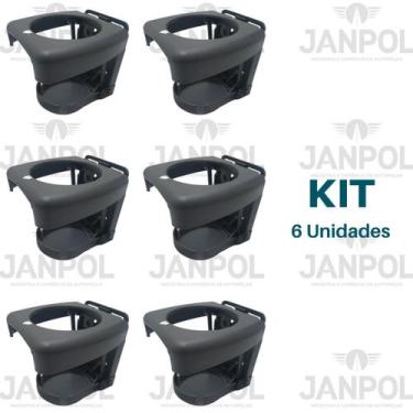 Imagem de Porta Copos Latas Dobrável Barco Ônibus Carros Kit 6 unid - Indústria 