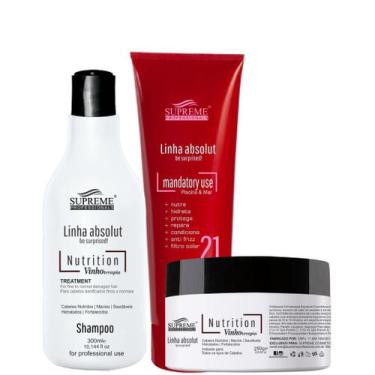Imagem de Kit de nutrição com proteção - Supreme Cosméticos do Brasil