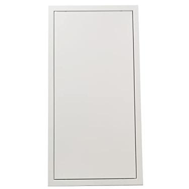 Imagem de Fengze Painel de acesso de metal 35,5 x 73,6 cm, porta de acesso para drywall e teto, com trava de pressão sem necessidade de chave, folha galvanizada