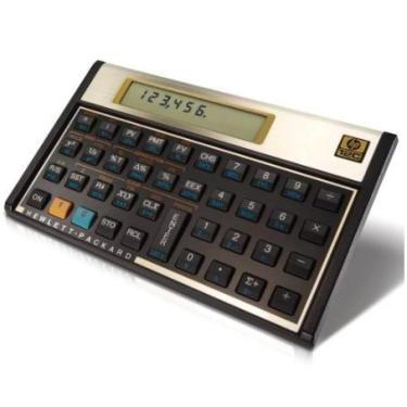Imagem de Calculadora Hp 12c Financeira Gold Prata Original Lacrada - Riberken