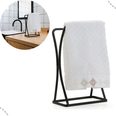 Imagem de Toalheiro Porta Toalha Lavabo Bancada Banheiro Lavatório Pia - Arthi, 