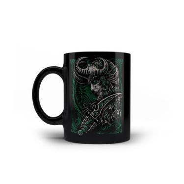 Imagem de Caneca de Porcelana Loki Mitologia Nórdica Deuses Era Viking - VilelaG