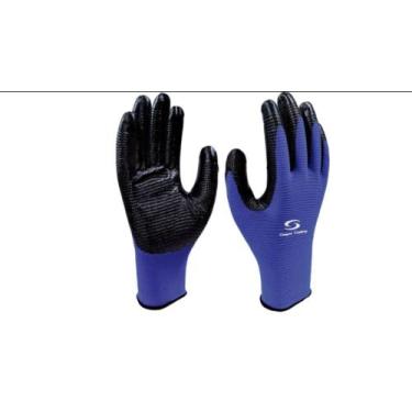 Imagem de Luva de mão nitrilica azul super safety 1006