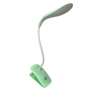 Imagem de Luminária De Mesa Flexível Touch Led Com Clipe Prendedor USB Leitura/ 