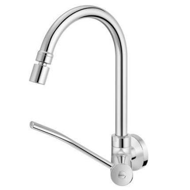 Imagem de Torneira P/cozinha C/alavanca bica móvel Benefit 9000 Cromado Docol