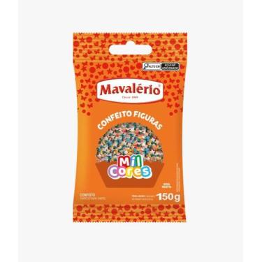 Imagem de Confeito Estrelinhas Colorida 150g - Mavalerio - Mavalerio 