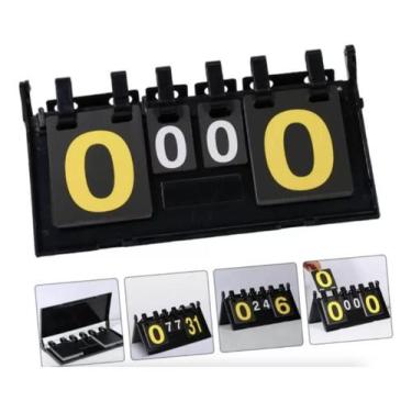 Imagem de Placar Esportivo Marcador Manual Dobrável Contador De Pontos - Smartwa