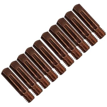 Imagem de Kit 10 Bico De Contato Curto Solda Tocha Mig 1,0mm X 25mm Rosca M6
