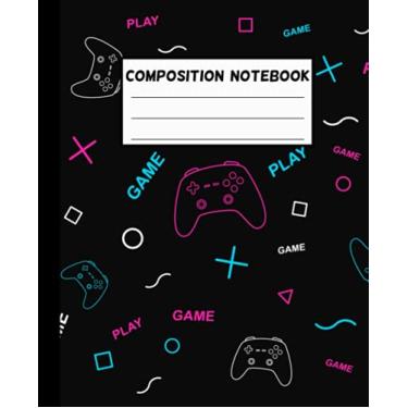 Imagem de Video Game Composition Notebook: Composition Notebooks Wide Ruled 7.5x9.25, 120 Pages, For Kids, Teens, And Adults, Gamer By Eckard Sommer